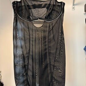 Target Black Sheer Chemise